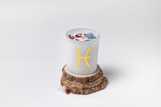 PISCES ZODIAC CANDLE FEB 19 - MAR 20